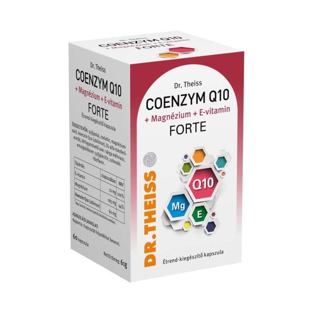 Dr.Theiss coenzym q-10+Magnesium+E forte 60db