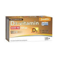 Jutavit d3-vitamin forte 4000 ne tabletta 100db Jutavit d3-vitamin forte 4000 ne tabletta 100db