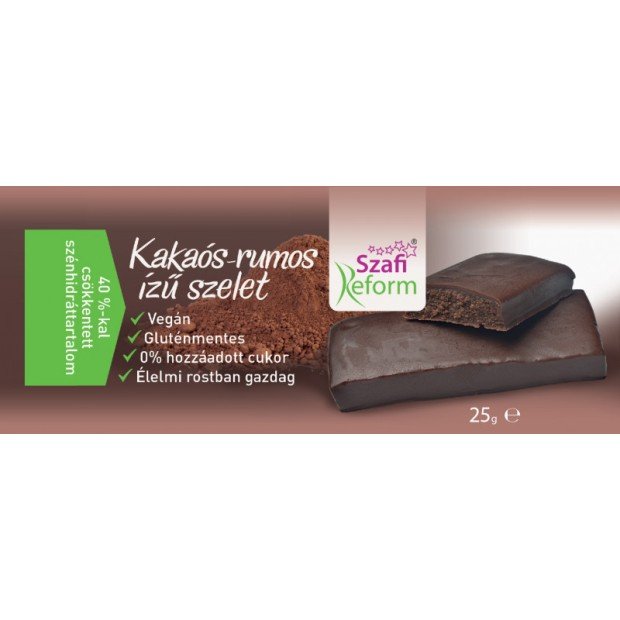 Szafi reform szelet kakós-rumos ízű 25g