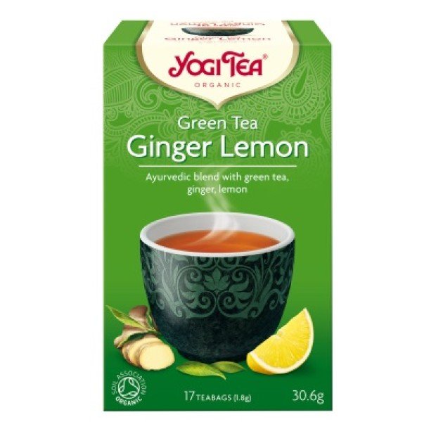 Yogi bio zöld tea gyömbér-Citrom 17 filter