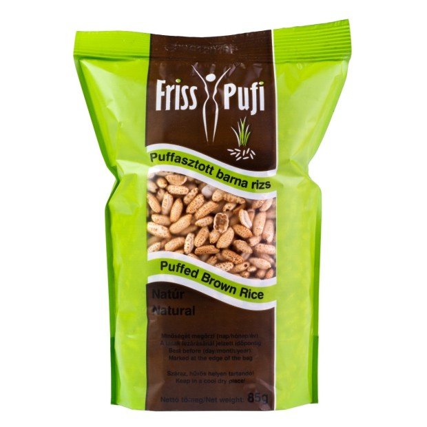 Friss pufi puffasztott barnarizs 85g