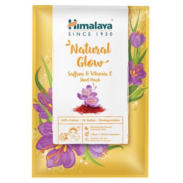 Himalaya arcmaszk sáfránnyal c-vitaminos 1db