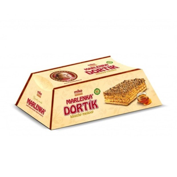 Marlenka mézes torta szelet diós 100g