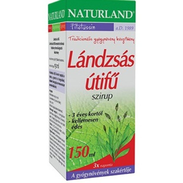 Naturland lándzsás útifű szirup 150ml