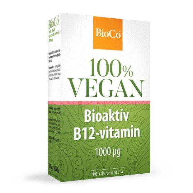 Bioco vegán bioaktív b12-vitamin tabletta 90db