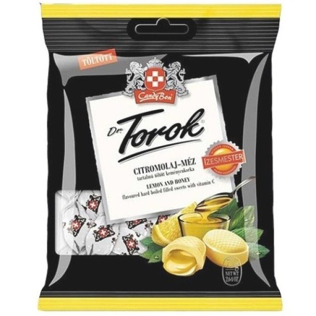 Dr.Torok keménycukor citromolaj-Méz 75g 