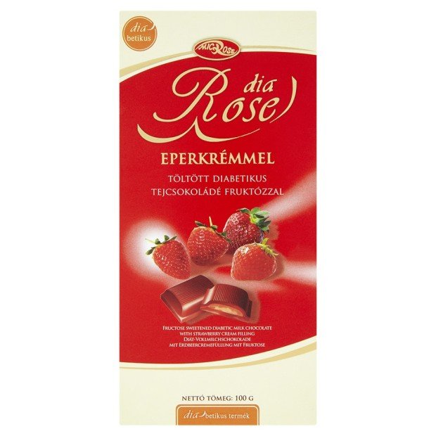 Microse Sweet eperkrémes csoki 100g