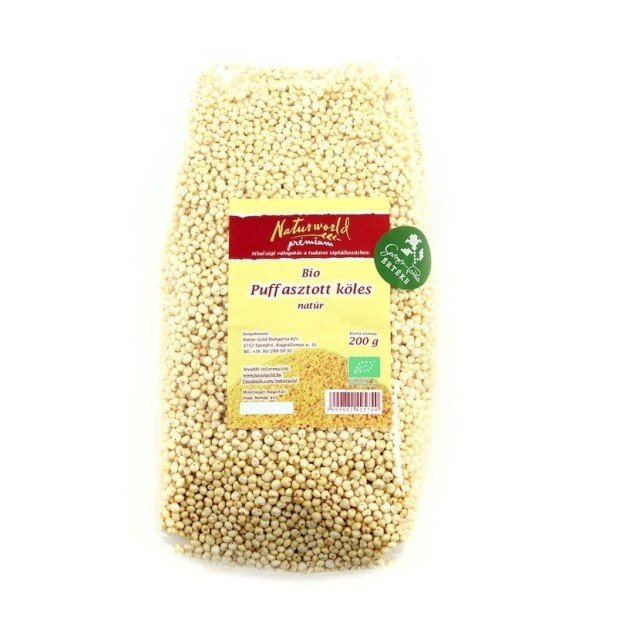 Naturgold bio puffasztott köles natúr 200g 