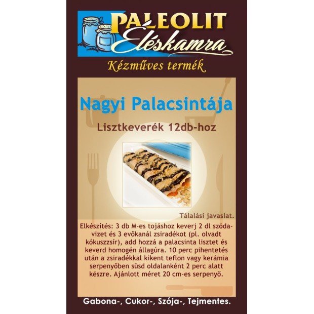 Éléskamra nagyi palacsintája lisztkeverék 180g