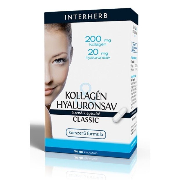 Interherb kollagén hyaluronsav 30db