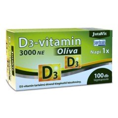 Jutavit d3-vitamin 3000 ne olíva kapszula 100db Jutavit d3-vitamin 3000 ne olíva kapszula 100db