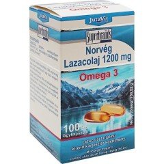 Jutavit norvég lazacolaj kapszula 100db Jutavit norvég lazacolaj kapszula 100db