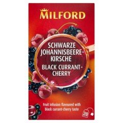 Milford gyümölcstea feketeribizli-cseresznye 20filter Milford gyümölcstea feketeribizli-cseresznye 20filter