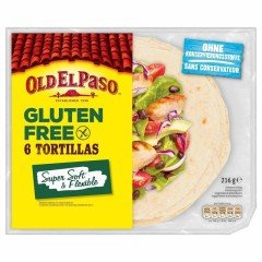 Old elpaso tortilla 6 lap 216g