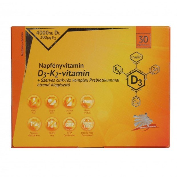 Napfény vitamin d3-k2 vitamin 30db