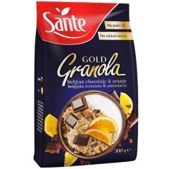 Sante granola gold csokoládé-narancs 300g Sante granola gold csokoládé-narancs 300g