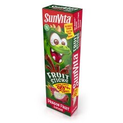 Sunvita gyümölcsszelet sárkánygyümölcs 5x20g Sunvita gyümölcsszelet sárkánygyümölcs 5x20g