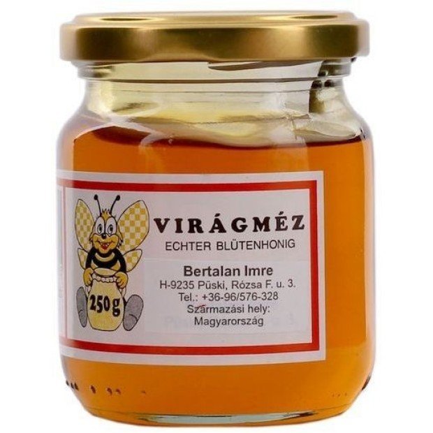 Bertalan propoliszos virágméz 250g