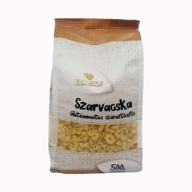 Love diet tészta szarvacska 500g