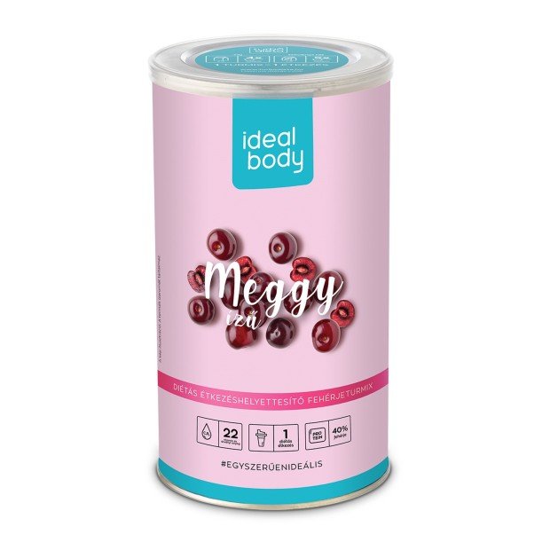 IdealBody étkezéshelyettesítő fehérjeturmix - meggy 525g