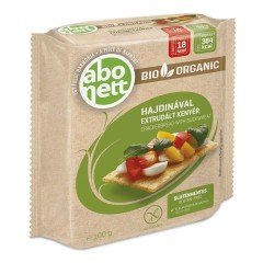 Abonett extrudált gluténmentes bio kenyér hajdinával 100g Abonett extrudált gluténmentes bio kenyér hajdinával 100g