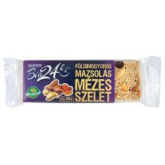 Biopont bio mézes szelet földimogyorós 40g Biopont bio mézes szelet földimogyorós 40g
