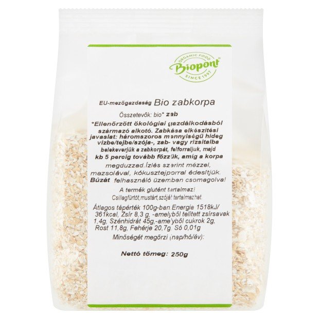 Biopont bio zabkorpa 250g 