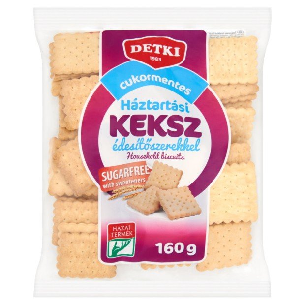 Detki cukormentes háztartási keksz 160g