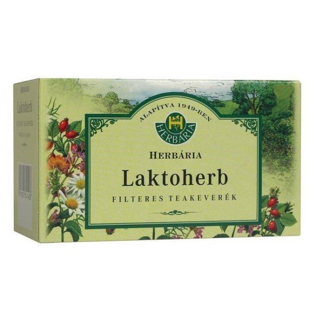 Herbária laktoherb tea boritékos 20 filter