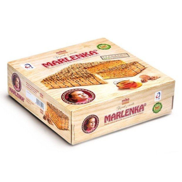 Marlenka mézes torta diós 800g 