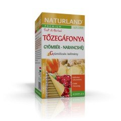 Naturland tea tőzegáfonya-gyömbér-narancshéj 20filter Naturland tea tőzegáfonya-gyömbér-narancshéj 20filter