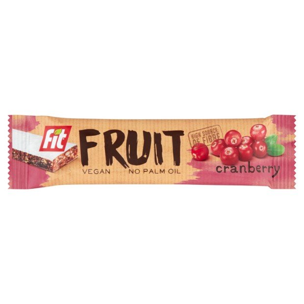 Fit fruit müzliszelet vörös áfonya 23g 