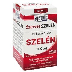 Jutavit szerves szelén tabletta 100db Jutavit szerves szelén tabletta 100db