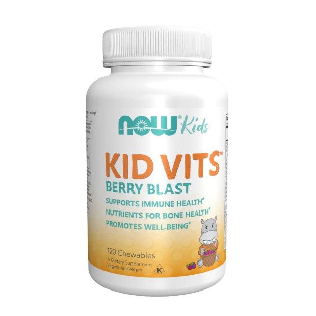 Now Kid Vits multivitamin málnás rágótabletta 120db