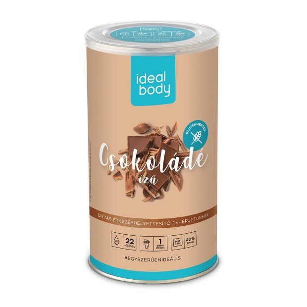 IdealBody étkezéshelyettesítő fehérjeturmix  - csokoládé 525g