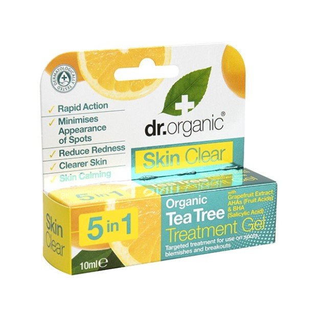 Dr.Organic skin clear pattanáskezelő gél 10ml