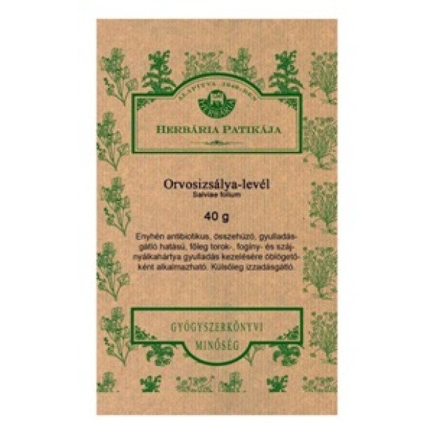 Herbária orvosizsálya levél tea 40g 