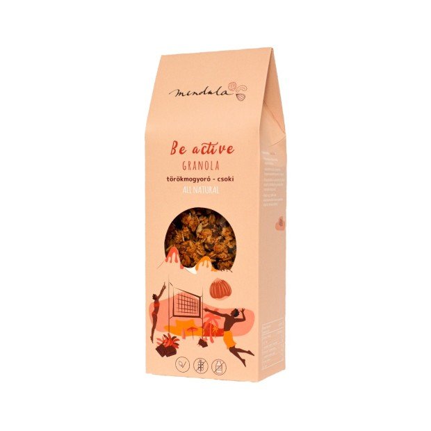 Mendula granola törökmogyoró+csoki 250g