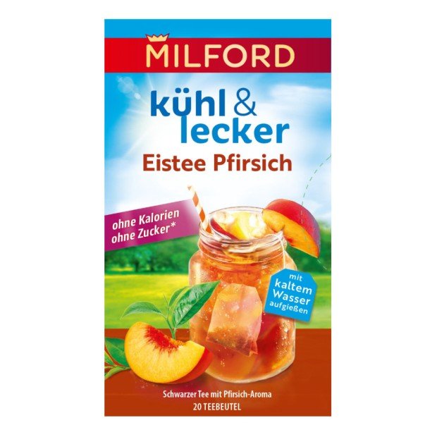 Milford kühl&lecker fekete tea barack 20db