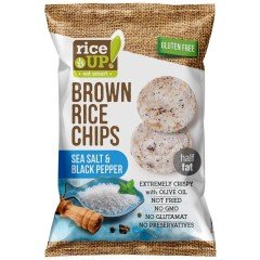 Rice up barnarizs chips sós+bors 60g Rice up barnarizs chips sós+bors 60g