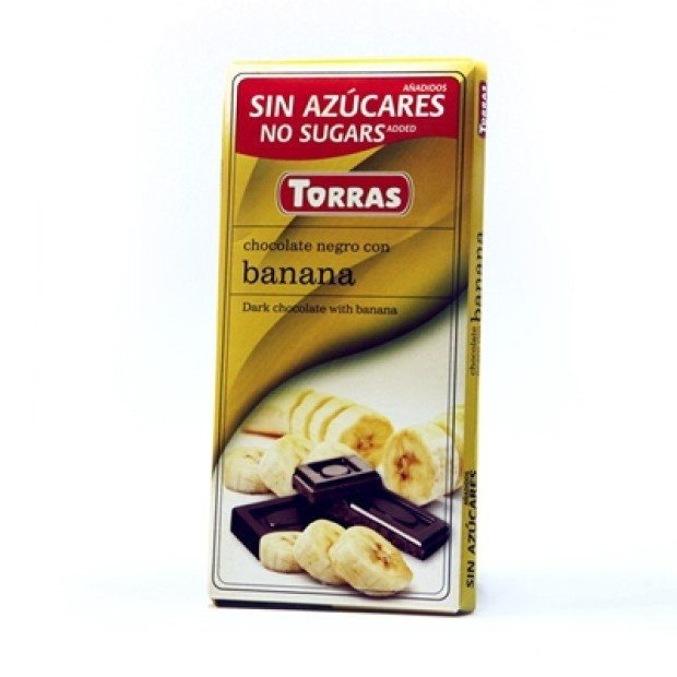 Torras étcsokoládé banános 75g