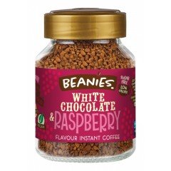 Beanies instant kávé fehércsokis málna 50g Beanies instant kávé fehércsokis málna 50g