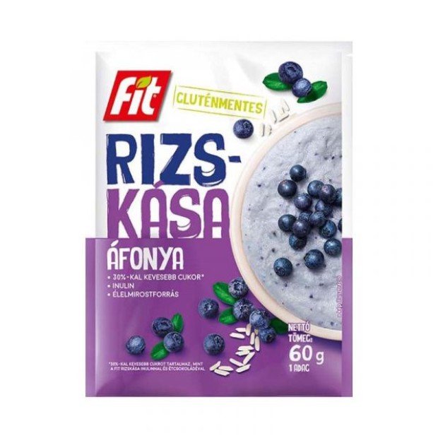 Fit rizskása áfonya 60g