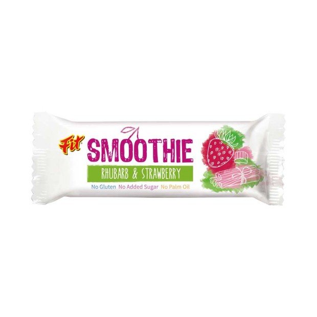 Fit smoothie szelet rebarbara-eper 32g