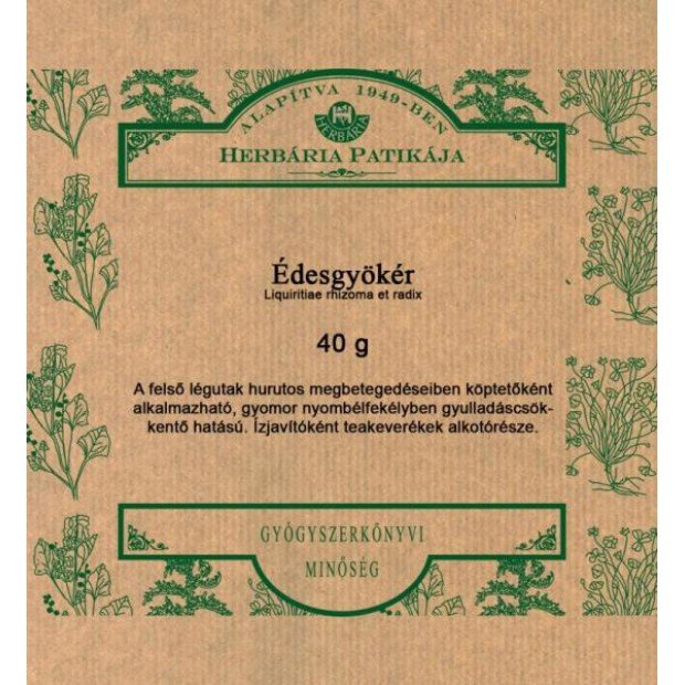 Herbária édesgyökér tea 40g 