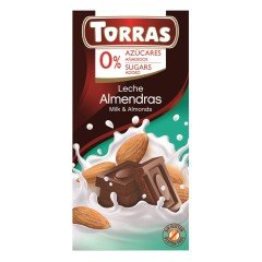 Torras tejcsokoládé mandulás 75g Torras tejcsokoládé mandulás 75g