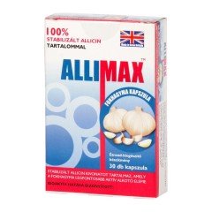 Allimax fokhagyma kapszula 30db Allimax fokhagyma kapszula 30db