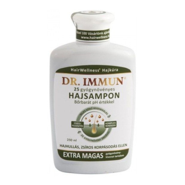 Dr.Immun hajsampon 25 gyógynövényes 250ml