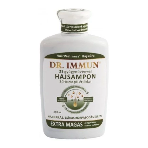 Dr.Immun hajsampon 25 gyógynövényes 250ml