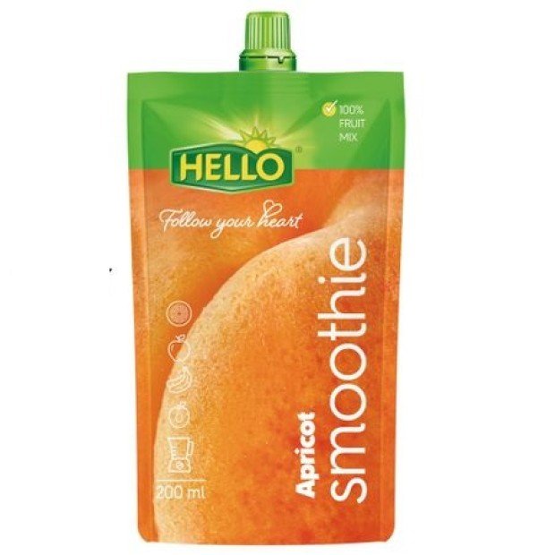 Hello smoothie sárgabarack 200ml